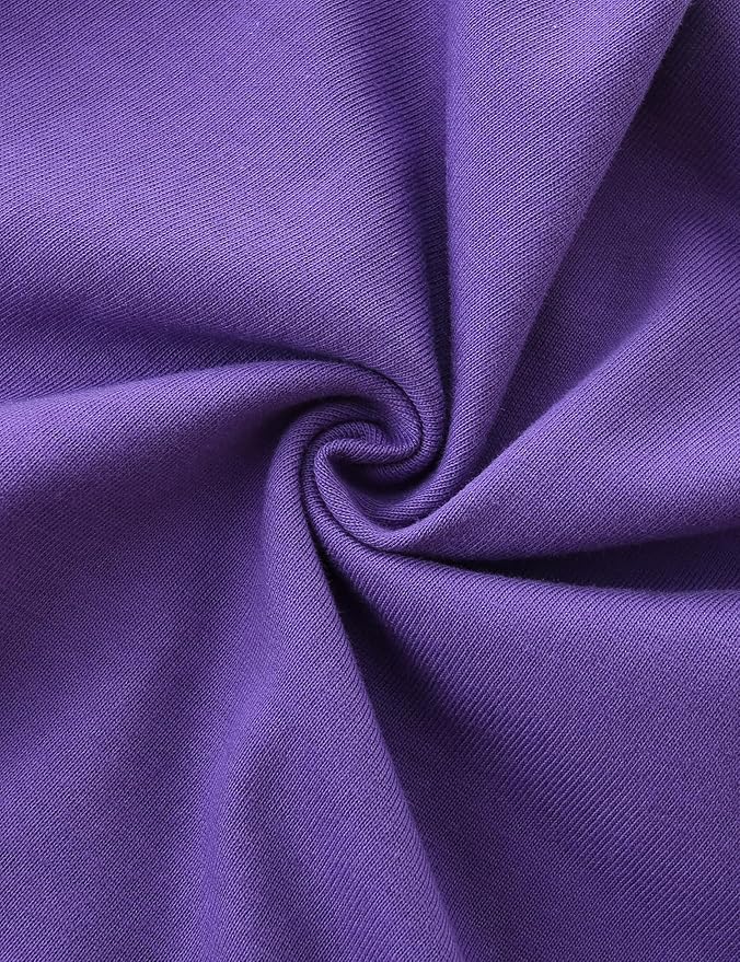 Bumeex Girl's Dresses Cotton Ruffle Sleeve Tiered Swing A-Line Cute Midi Casual Sundress