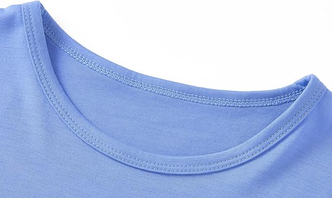 Beezizac Little Big Boys Pajamas Cozy Short Sleeves & Pants Cool 2-Piece PJ Set Kid Sleepwear Size 6-18