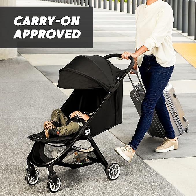 Baby Jogger City Tour 2 Ultra-Compact Travel Stroller Lightweight Foldable Pike Exclusive Includes Belly Bar Leatherette Handlebar and Premium Fabric