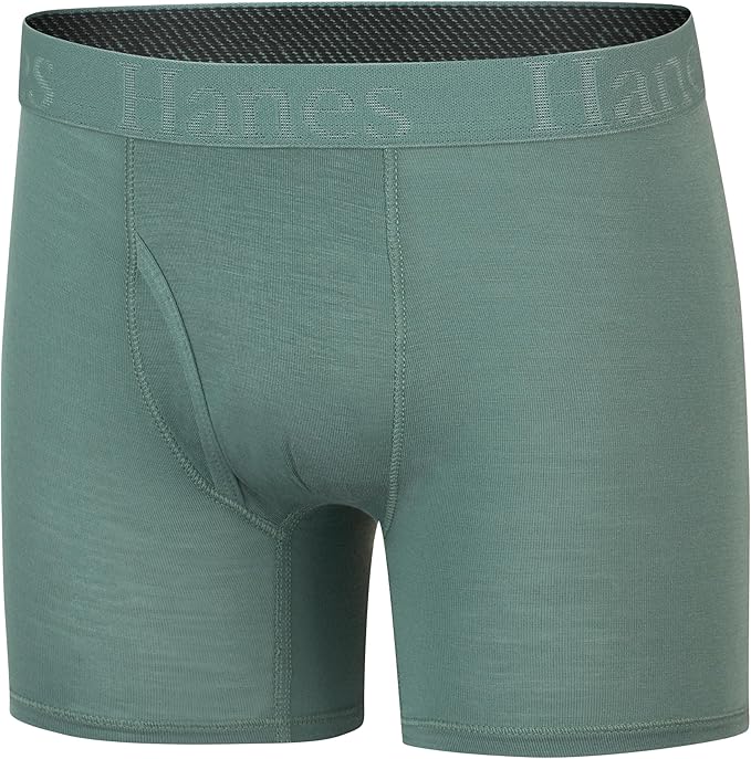 Hanes Ultimate Hanes Originals Ultimate Supersoft Boys' Boxer Brief Underwear, Assorted, 5-Pack