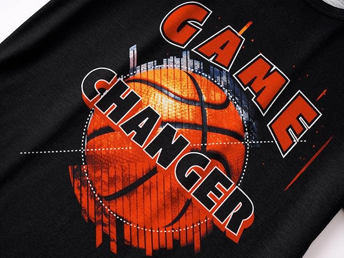 Beezizac Little Big Boys Pajamas Cozy Short Sleeves & Pants Cool 2-Piece PJ Set Kid Sleepwear Size 6-18