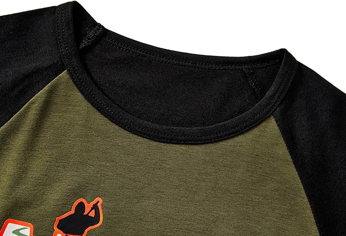 Beezizac Little Big Boys Pajamas Cozy Short Sleeves & Pants Cool 2-Piece PJ Set Kid Sleepwear Size 6-18